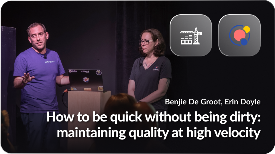 How to be quick without being dirty: maintaining quality at high velocity